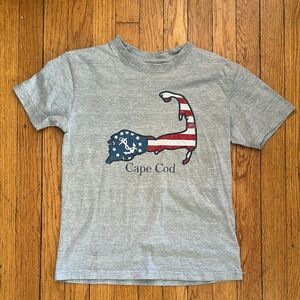 Cuffy’s Patriotic Cape Cod Kids T-Shirt - Gray